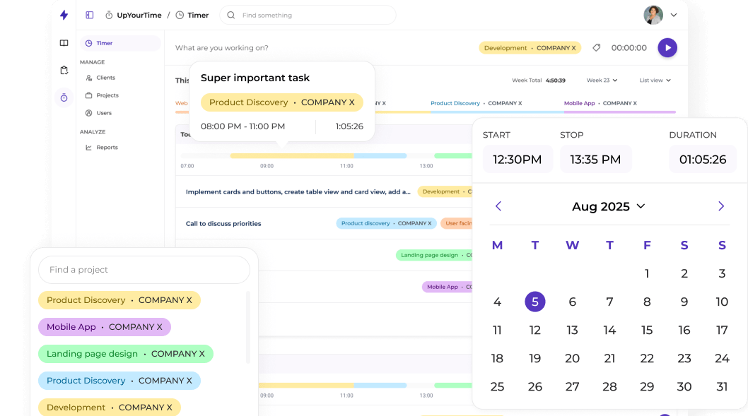 UltraDev dashboard preview