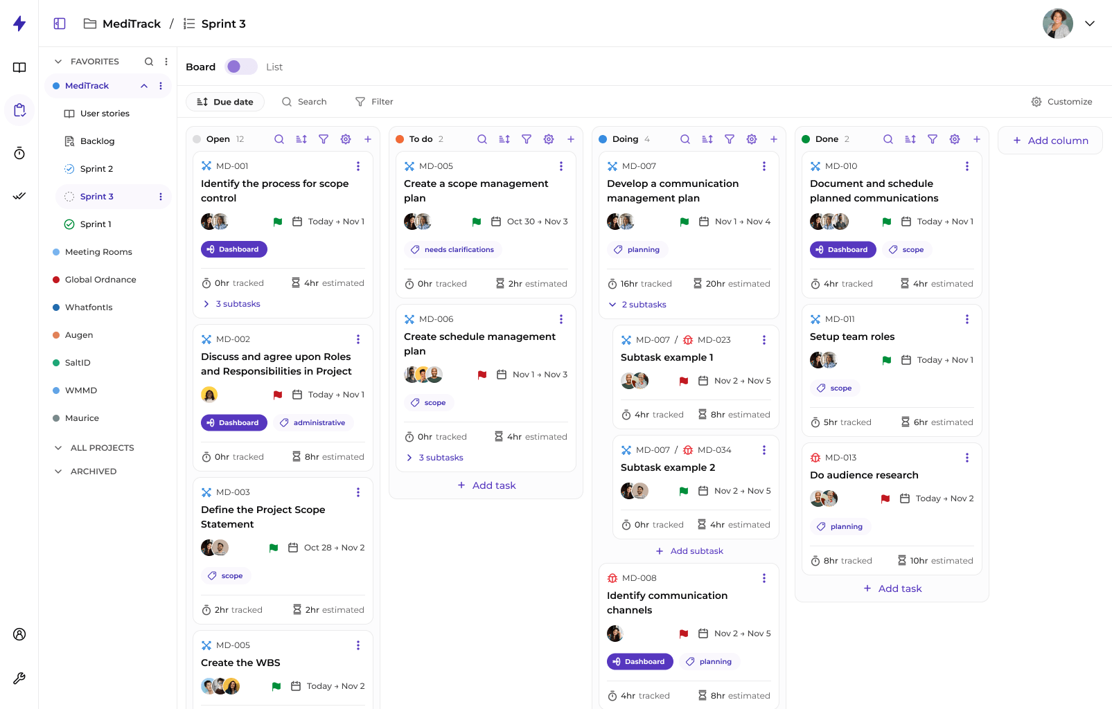 ULTRA plan Board